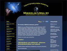 Tablet Screenshot of mikkelinursa.fi